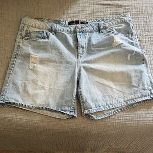 Attention Light Blue Jean Shorts